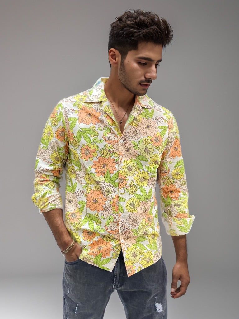 MULTICOLOUR FLORAL SHIRT