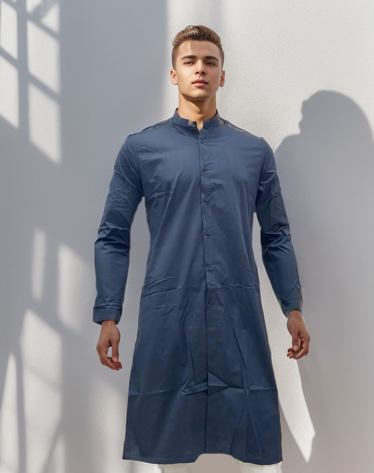 NAVY BLUE KURTA