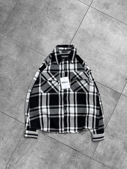 BLACK CHECKS  SHIRT