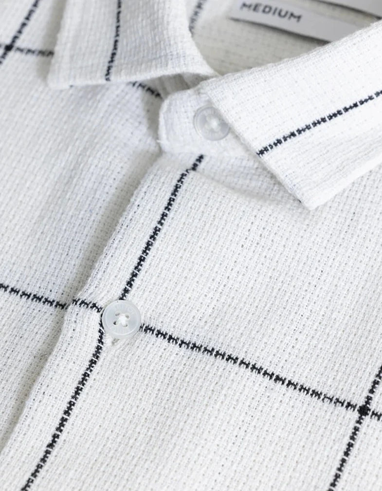 GRIDIRON WHITE CHECKS SHIRT