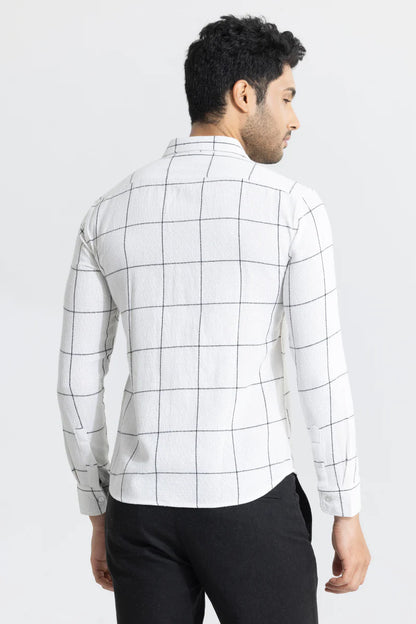 GRIDIRON WHITE CHECKS SHIRT