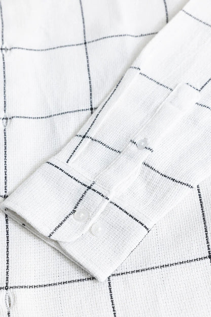 GRIDIRON WHITE CHECKS SHIRT