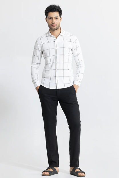 GRIDIRON WHITE CHECKS SHIRT