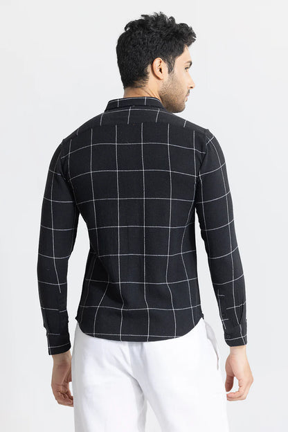 GRIDIRON BLACK CHECKS SHIRT