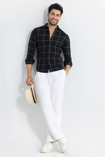 GRIDIRON BLACK CHECKS SHIRT