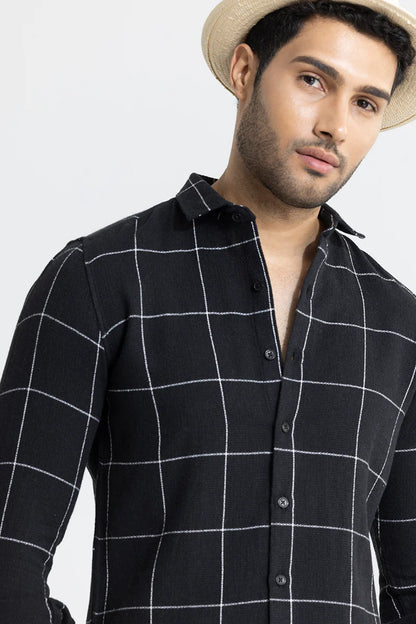 GRIDIRON BLACK CHECKS SHIRT