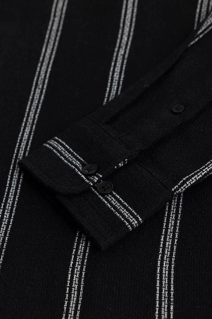 MOD STRIPE BLACK SHIRT