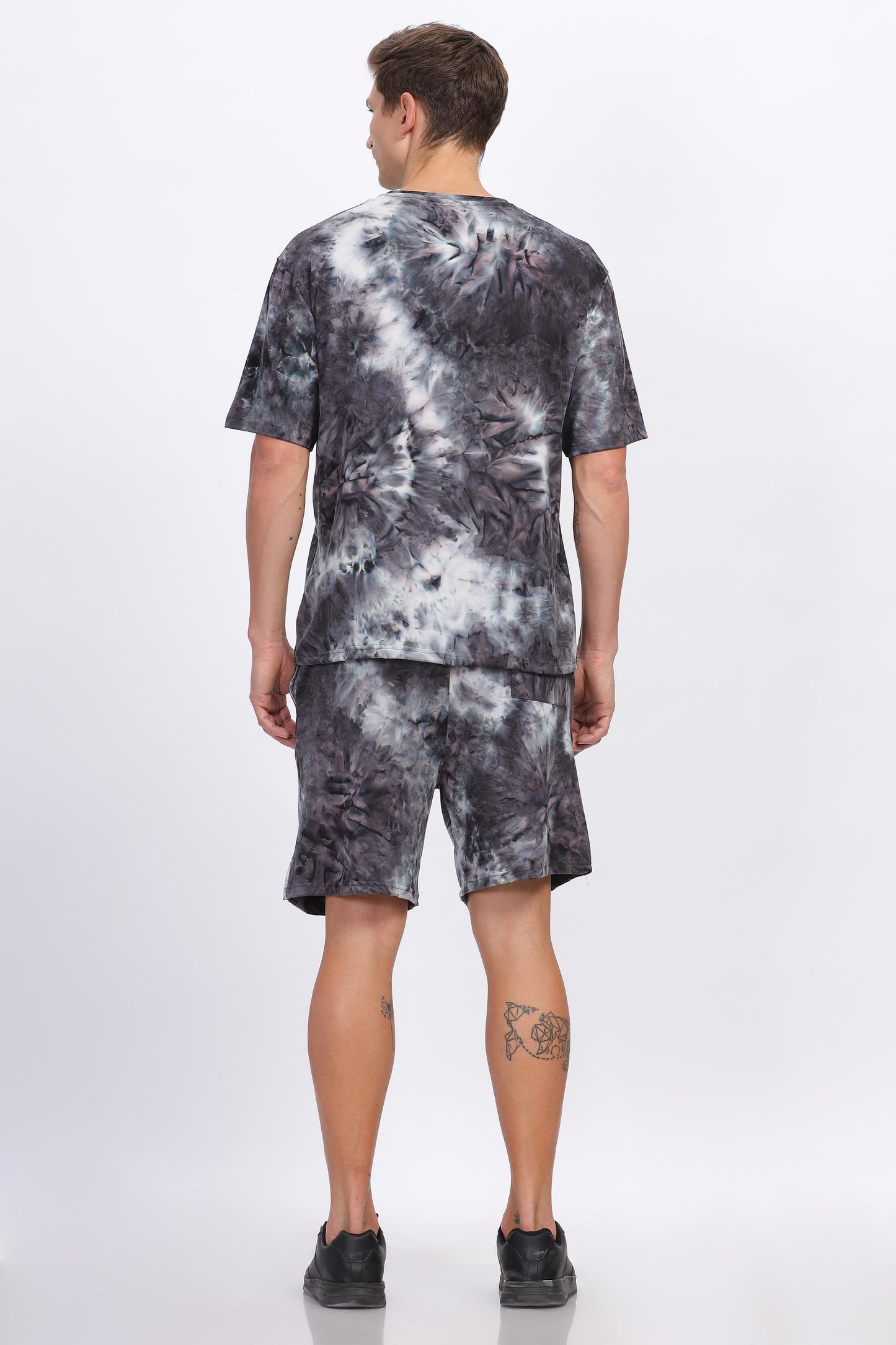 TIE-DYE OVERSIZED BLACK CO-ORDS