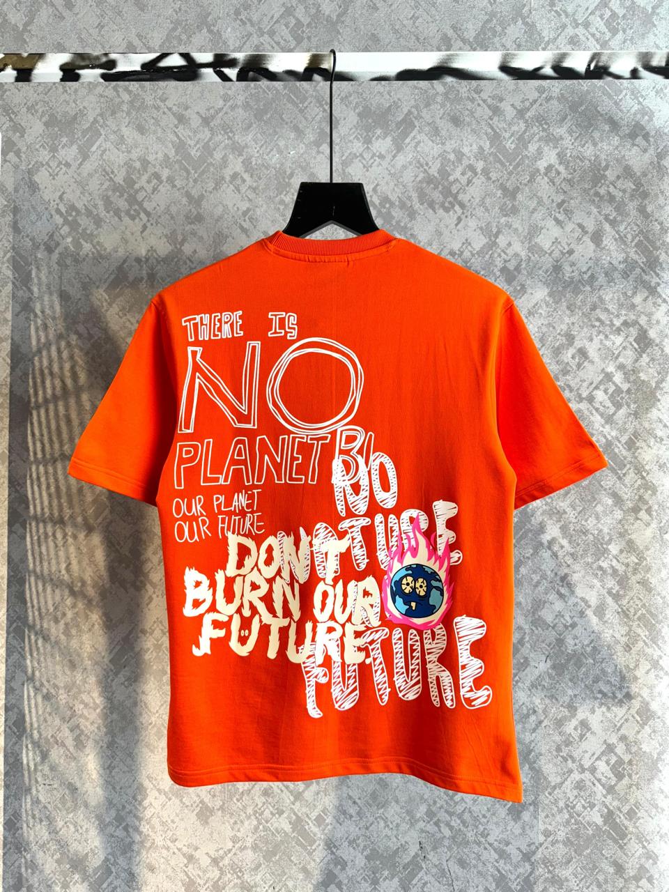 ORANGE OVERSIZED T-SHIRT