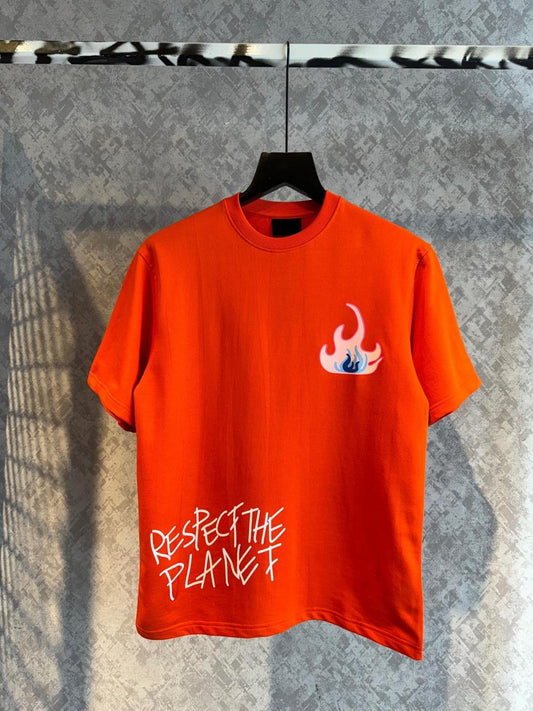 ORANGE OVERSIZED T-SHIRT